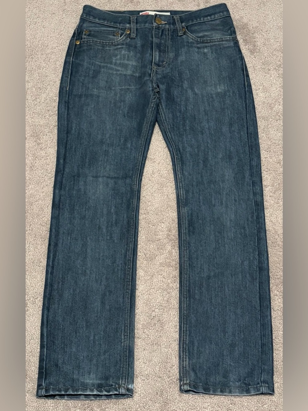 Levi’s 511 Slim Fit Jeans Women’s Size 16 Reg Dark Wash Measured 28x28